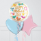 Rainbow Butterfly Happy Mother's Day Hearts Inflated Foil Balloon Bunch