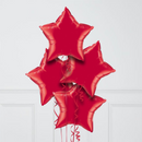 Red Stars Balloon Bouquet