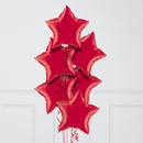 Red Stars Balloon Bouquet