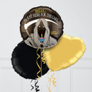 Relax I'm for the Cake Birthday Inflated Foil Balloon Bunch