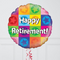 Retirement Colourful Inflated Foil Balloons