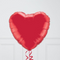 A Dozen Red Hearts Inflated Foil Balloons