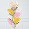 Rose Gold Floral Happy Mother's Day Inflated Foil Balloon Bunch