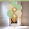 Sage Green & Blush Party Helium Latex Balloon Bunch