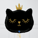 Satin Cat Birthday Foil Inflated Balloon Bunch