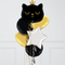Satin Cat Birthday Foil Inflated Balloon Bunch