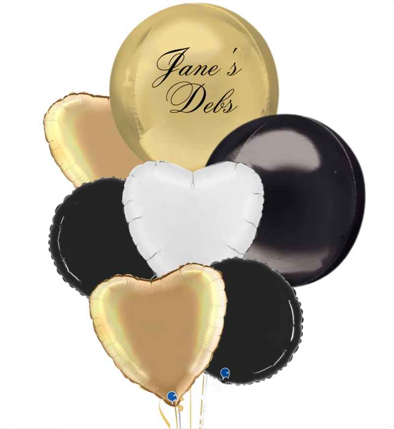 3 Gold Debs Personalized Special Edition Orb Set