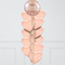 Sparkling Rose Gold Happy Birthday Inflated Foil Balloon Bunch