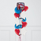 Spiderman Birthday Inflated Foil Balloon Bunch