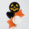 Spooky Face Halloween Foil Balloon Bunch