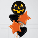 Spooky Face Halloween Foil Balloon Bunch