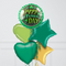 St Patrick's Day Clover Inflated Foil Balloon Bunch