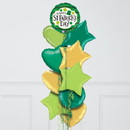 St Patrick's Day Hat Inflated Foil Balloon Bunch