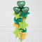 St. Patrick's Day Shamrock Inflated Foil Balloon Bunch