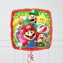 Super Mario & Friends Inflated Foil Balloon Bunch