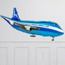 Blue Aerplane Inflated Balloon Package