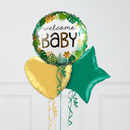 Sweet Safari New Baby Inflated Foil Balloon Bunch