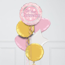 Sweet Christening Pink Girl Foil Balloon Bouquet