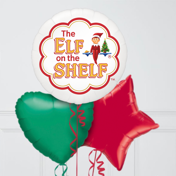 The Cutest Elf Inflated Foil Balloon Bunch
