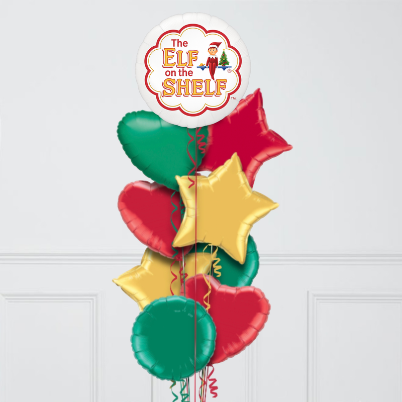 The Cutest Elf Inflated Foil Balloon Bunch