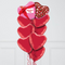 Valentine's Day Chocolates Heart Shape Foil Balloon Bouquet