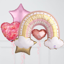 Valentine’s Day Pastel Rainbow Balloon