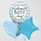 Welcome Baby Boy Inflated Foil Balloon Bunch