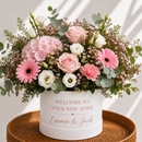 Welcome To Your New Home Personalised Flowers