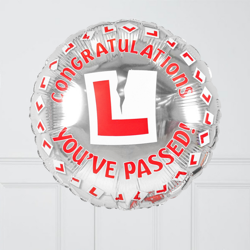 You've Passed! Learner Inflated Foil Balloons