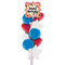 Pirate Ship Birthday Inflated Foil Balloon Bouquet