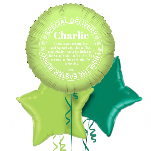 Personalised Special Delivery Easter Balloon