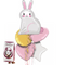 Cute Easter Bunny and Chocolate Egg Gift Set