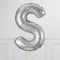 Inflated Silver Letter Balloons