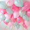 Pink Mint Helium Ceiling Balloons