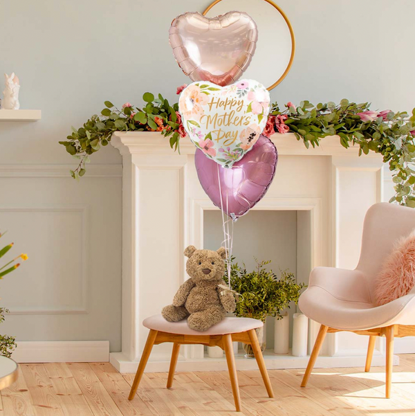 Teddy & Mother's Day Balloons Package