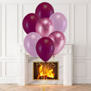 Mulberry Chrome Party Helium Latex