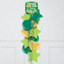 St Patrick's Day Plaid Inflated Foil Balloon Bunch