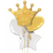 The Crown Foil Balloon Bouquet