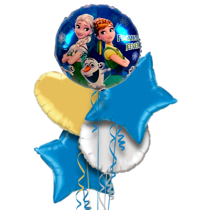 Frozen Sisters and Olaf Foil Balloon Bouquet Set