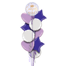Graduation Purple Balloon Bouquet