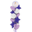 Graduation Purple Balloon Bouquet