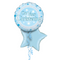 On Your Christening Shiny Blue Foil Balloon Bouquet