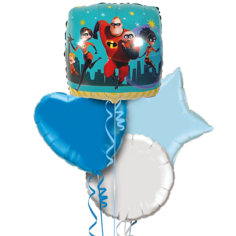 The Incredibles Family Foil Balloon Bouquet