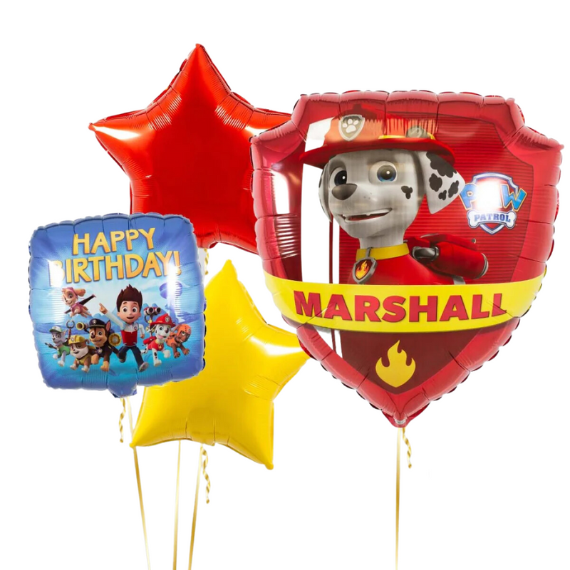 Marshall Paw Patrol Birthday Balloon Bouquet