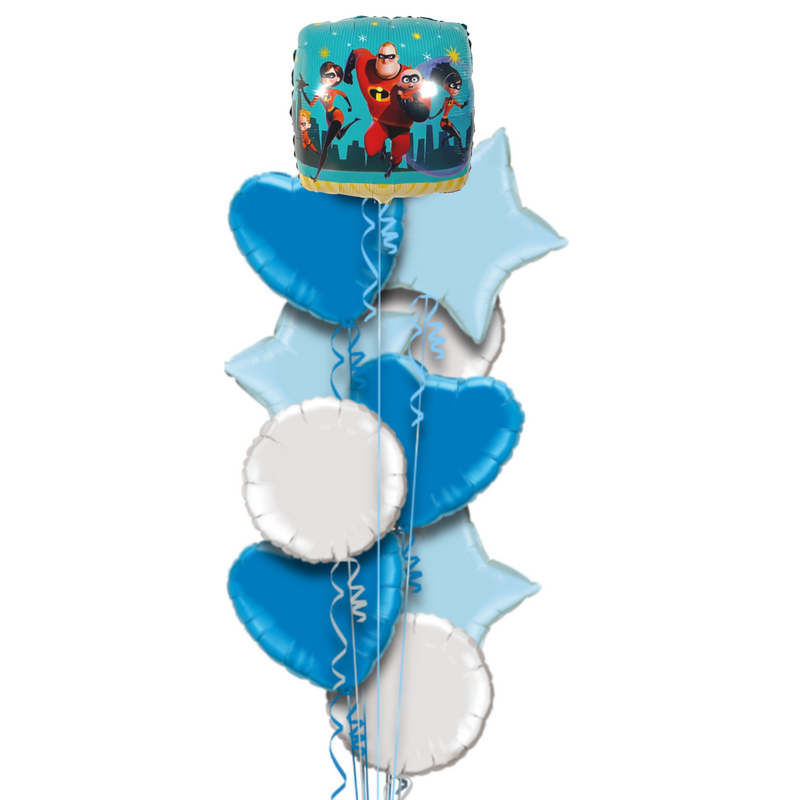 The Incredibles Family Foil Balloon Bouquet