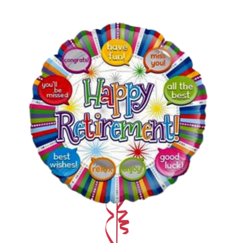 Happy Retirement and Special Messages Balloon Bouquet