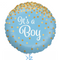 Gold and Blue Classy It's a Boy Balloon Bouquet