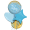 Gold and Blue Classy It's a Boy Balloon Bouquet