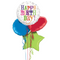 Happy Birthday Super Colours Balloon Bouquet