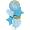 Gold and Blue Classy It's a Boy Balloon Bouquet